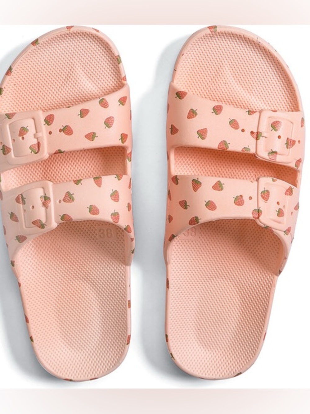 FREEDOM MOSES Two Band Slides in Tuti Baby Sz 8/9